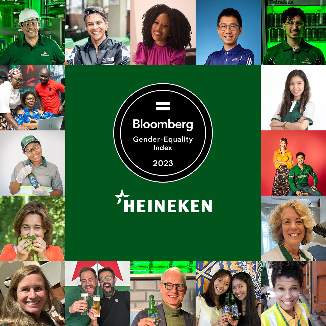 BLOOMBERG incorpora a HEINEKEN en el índice de igualdad de género 2023