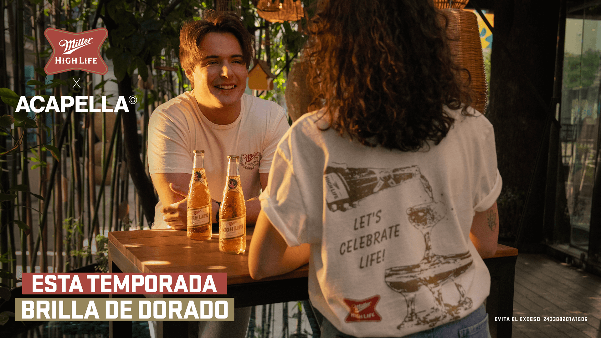 Miller High Life y Acapella lanzan una colección para darle brillo a esta temporada