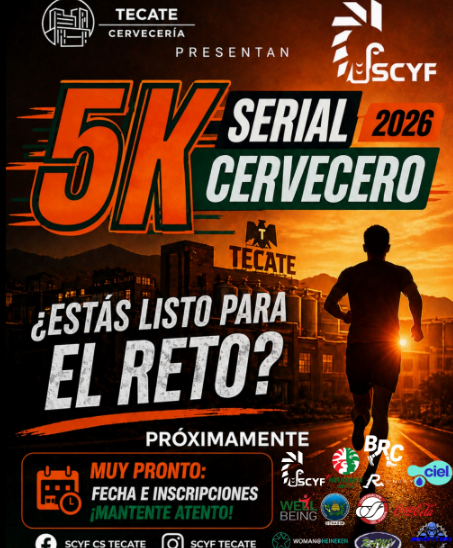 Tecate y SCYF lanzan la primera carrera “5K Serial Cervecero”